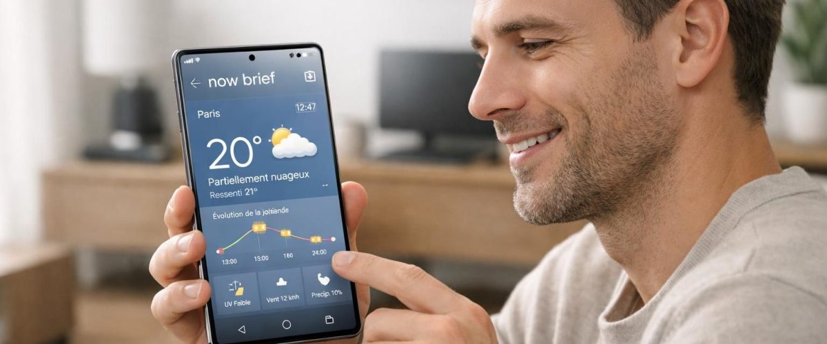 découvrez now brief, la nouvelle fonctionnalité de one ui 9 qui transforme votre expérience météo sur galaxy avec des informations précises et personnalisées.